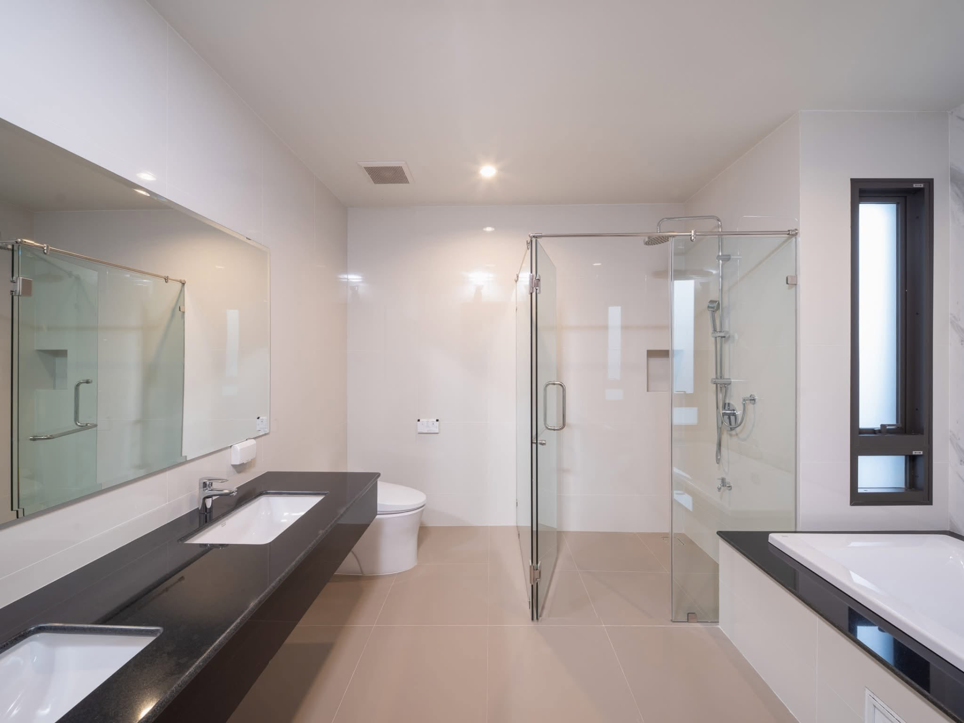 modern monochrome pool villa Preview 7